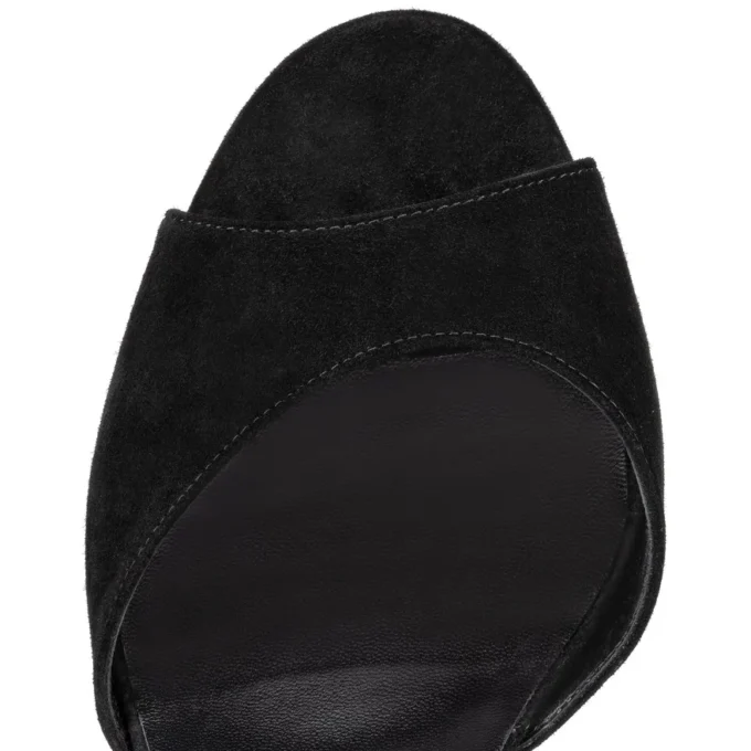 Sandaloo – 130 Mm Sandals – Veau Velours – Black – Women