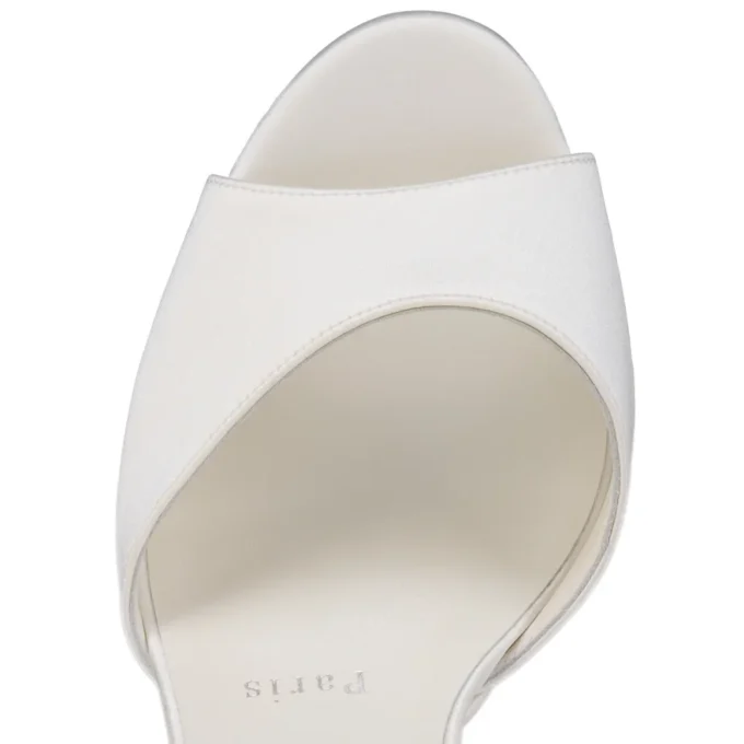 Sandaloo – 130 Mm Strappy Sandals – Crepe Satin – Ivory – Women