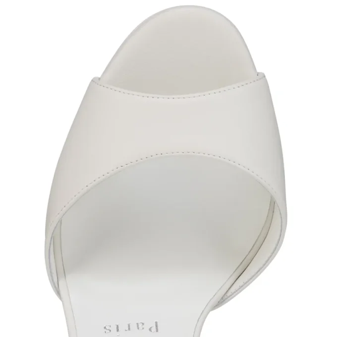 Sandaloo – 130 Mm Strappy Sandals – Lamb Nappa Leather – Bianco – Women