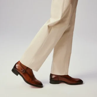 Sartosea – Boots – Patinated Calf Leather – Havane – Men Sartosea – Boots – Patinated Calf Leather – Havane – Men