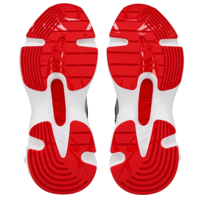 So Flo – Running Sneakers – Laminated Calf Leather – Silver – Men So Flo – Running Sneakers – Laminated Calf Leather – Silver – Men