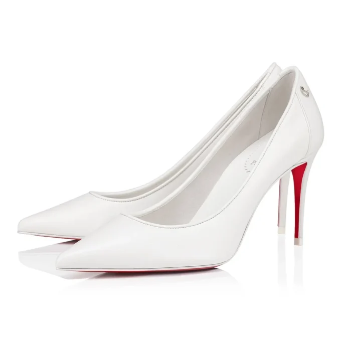 Sporty Kate – 85 Mm Pumps – Nappa Leather – Bianco – Women