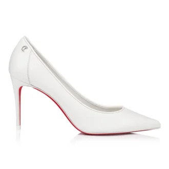 Sporty Kate – 85 Mm Pumps – Nappa Leather – Bianco – Women