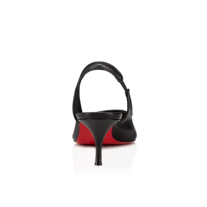 Sporty Kate Sling – 55 Mm Slingback Pumps – Lamb Nappa Leather – Black – Women