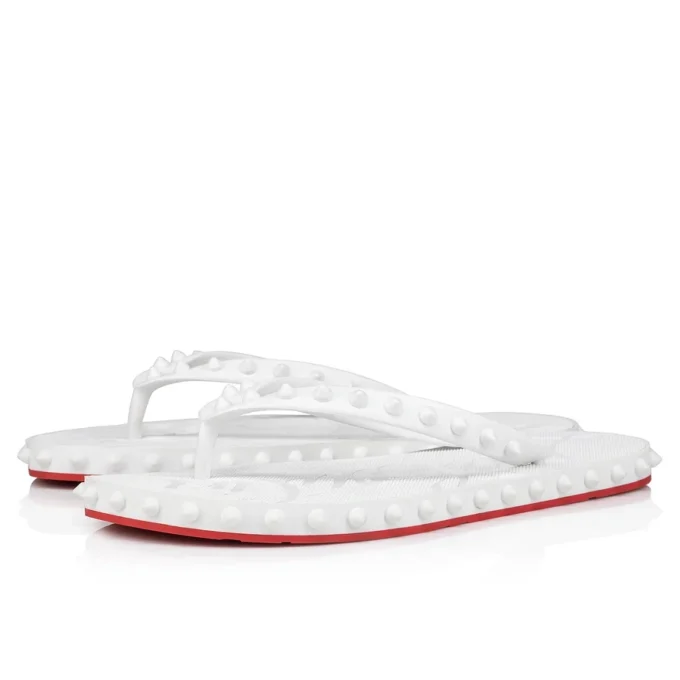 Super Loubi Flip Women – Flip-Flops – Rubber – Bianco – Women
