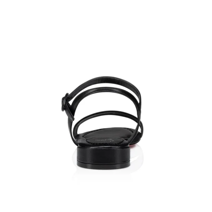 Sweet Jane Sandal – Sandals – Lamb Nappa Leather – Black – Women