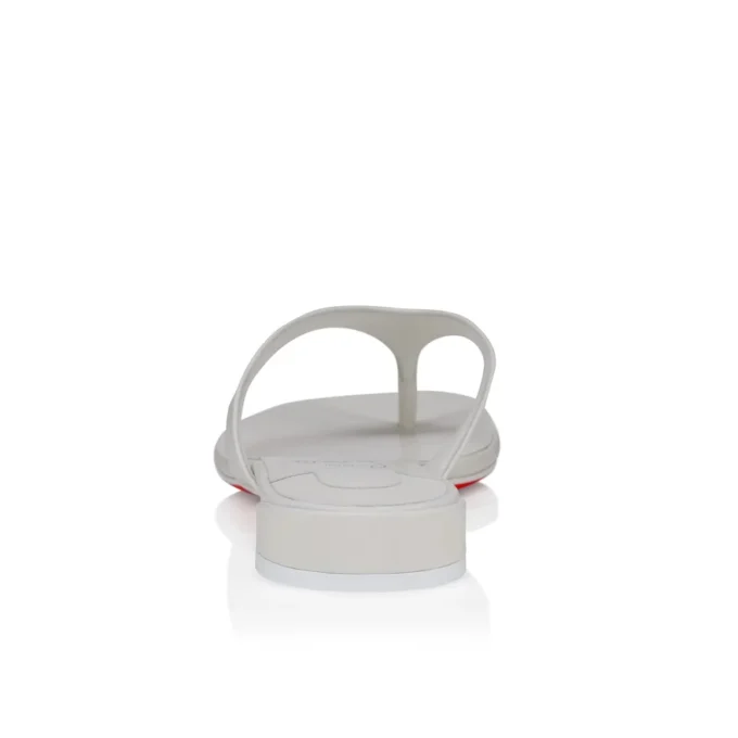 Sweet Janetonga – Thongs – Lamb Nappa Leather – Bianco – Women