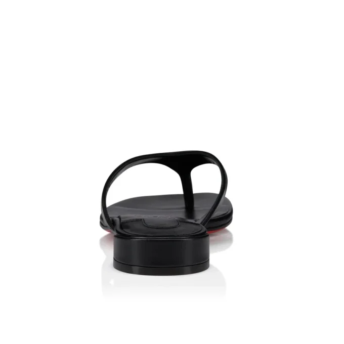 Sweet Janetonga – Thongs – Lamb Nappa Leather – Black – Women