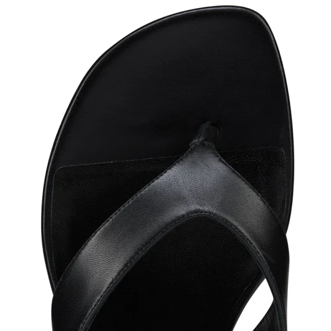 Sweet Janetonga – Thongs – Lamb Nappa Leather – Black – Women