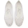 Sweetie Jane Sparkling – Ballerinas – Mesh and Strass – Bianco – Women