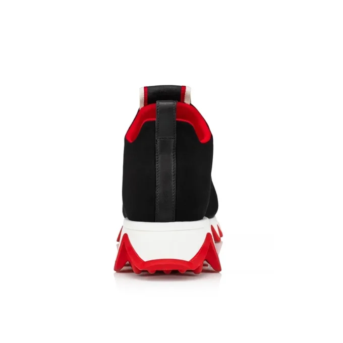 Tiketa Run – Sneakers – Calf Leather and Neoprene – Black – Women