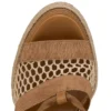 Toledissima – 130 Mm Espadrilles – Mesh and Waxed Calf Leather – Lionne – Women