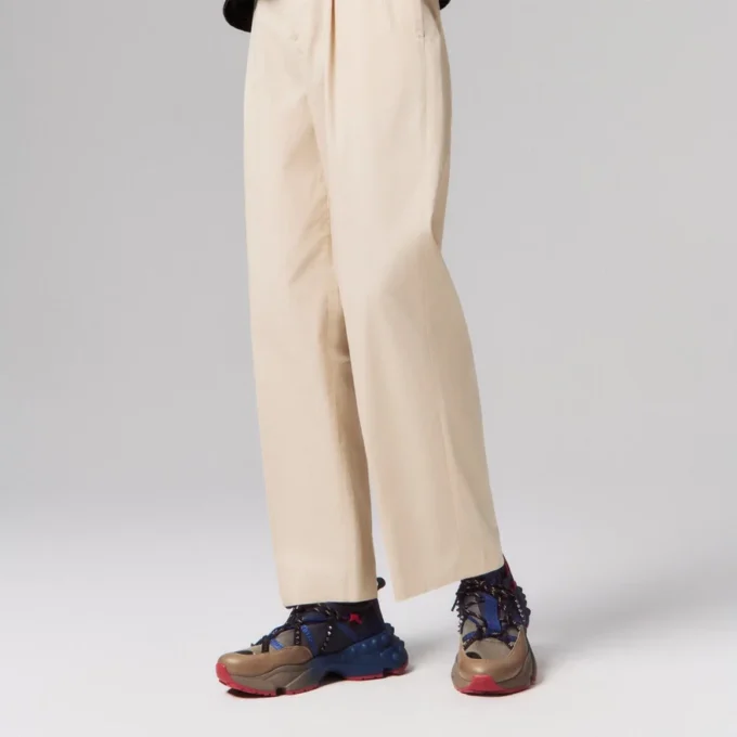 Trailnrun – Running Sneakers – Calf Leather, Neoprene and Mesh – Bronzo – Men