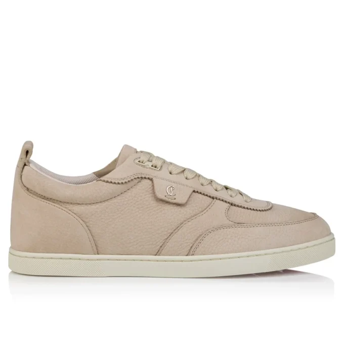 Tutti Rui – Sneakers – Grained Calf Leather – Beige – Men Tutti Rui – Sneakers – Grained Calf Leather – Beige – Men