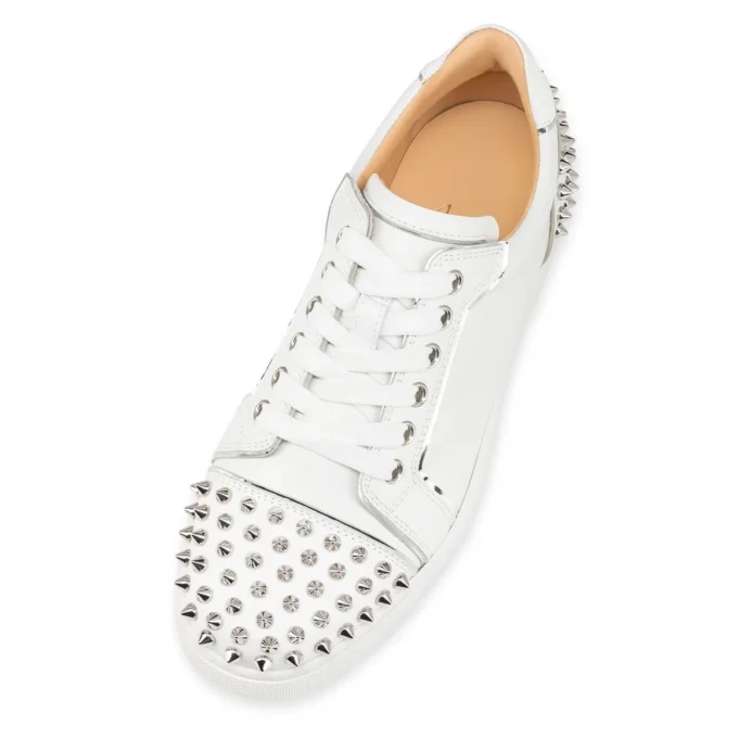 Vieira 2 – Sneakers – Calf Leather and Laminated Calf Leather – Bianco – Women