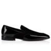 Yaki – Loafers – Patent Calf Leather and Veau Velours – Black – Men Yaki – Loafers – Patent Calf Leather and Veau Velours – Black – Men