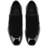 Yaki – Loafers – Patent Calf Leather and Veau Velours – Black – Men Yaki – Loafers – Patent Calf Leather and Veau Velours – Black – Men