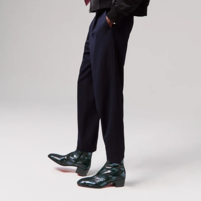 Ziggissimo Forever – Boots – Patchwork Watersnake Leather – Black – Men