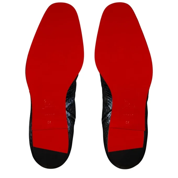 Ziggissimo Forever – Boots – Patchwork Watersnake Leather – Black – Men